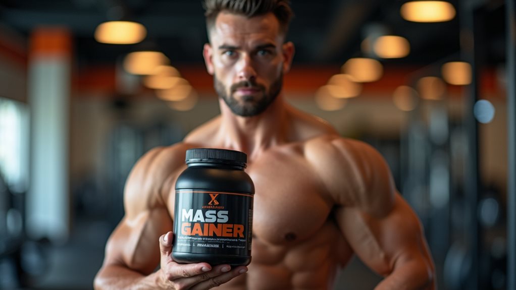 high calorie gainers support muscle