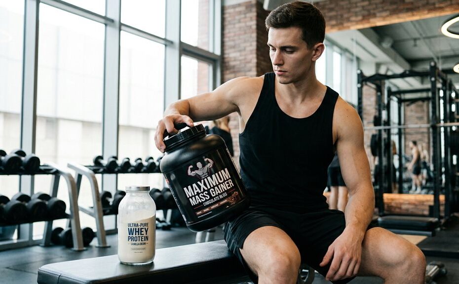 mass gainers vs whey